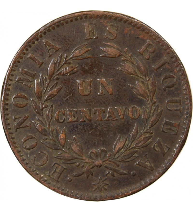 CHILI - 1 CENTAVO 1853