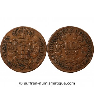 PORTUGAL, JOSEPH Ier - 3 REIS 1751