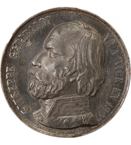 GARIBALDI - MÉDAILLE ÉTAIN 1859 - Indépendance italienne