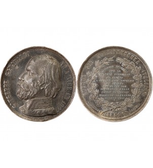 GARIBALDI - MÉDAILLE ÉTAIN 1859 - Indépendance italienne 2