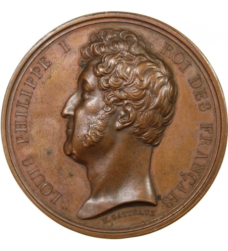 LOUIS-PHILIPPE Ier, PRISE D'ANVERS - MÉDAILLE BRONZE 1832