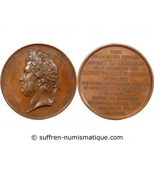 LOUIS-PHILIPPE Ier, PONT DE LA ROCHE-BERNARD - MÉDAILLE BRONZE