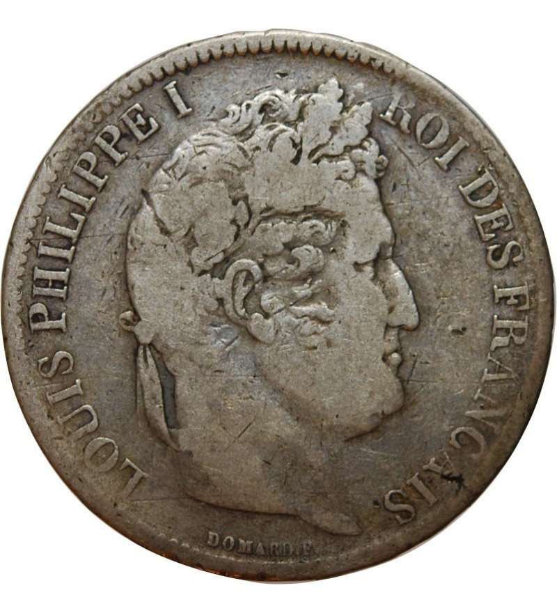 Louis-Philippe Ier 5 francs Argent 1831 M Toulouse
