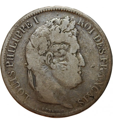 Louis-Philippe Ier 5 francs Argent 1831 M Toulouse
