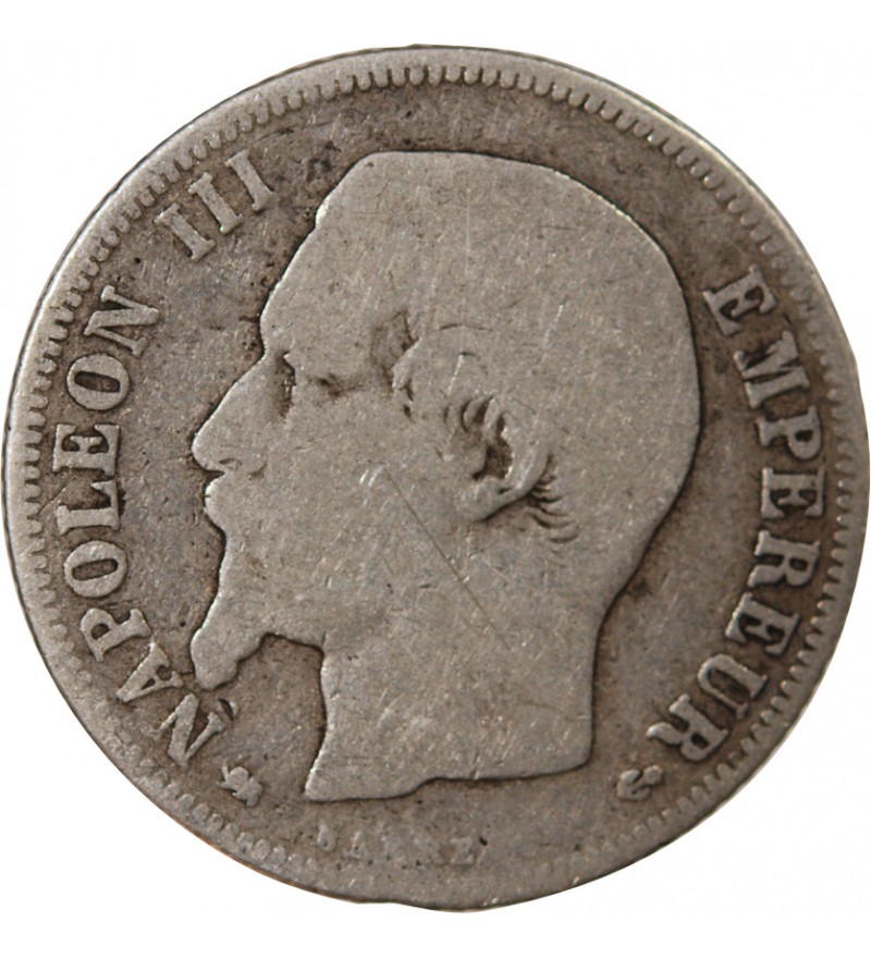 NAPOLEON III - 1 FRANC ARGENT 1856 D LYON
