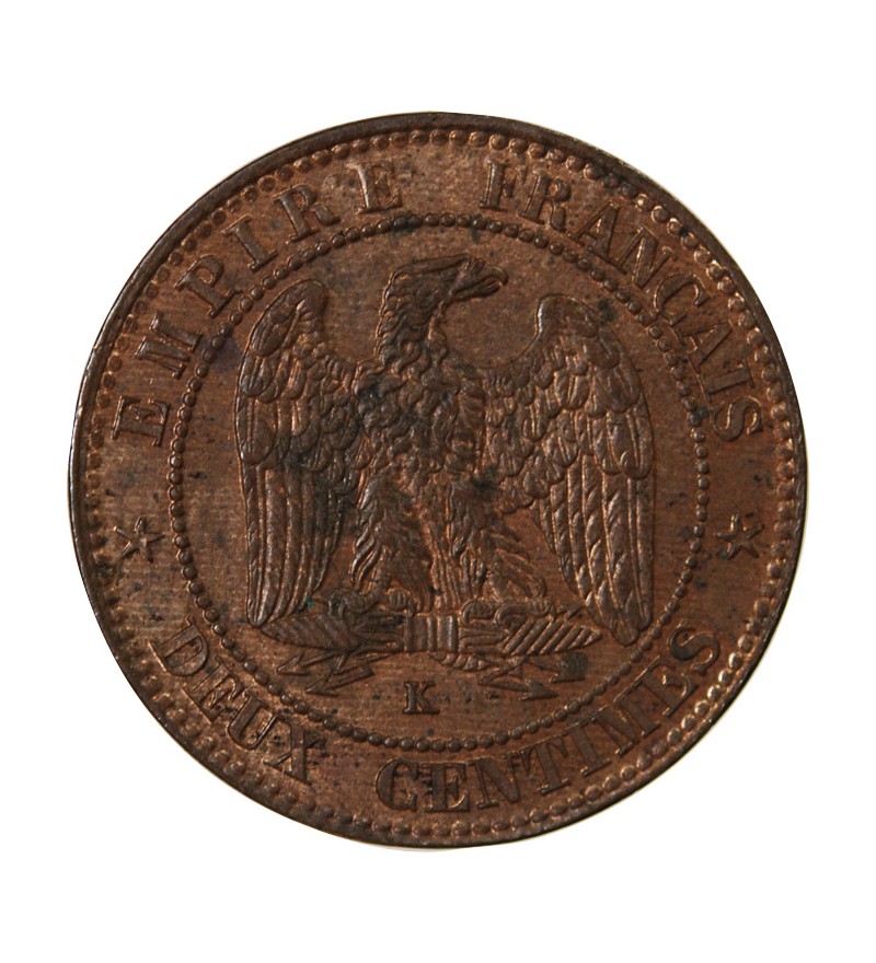 NAPOLEON III - 2 CENTIMES 1853 K BORDEAUX