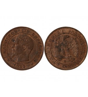 NAPOLEON III - 2 CENTIMES 1853 K BORDEAUX 2