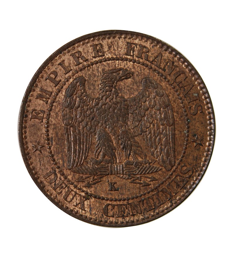 NAPOLEON III - 2 CENTIMES 1853 K BORDEAUX