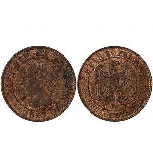 NAPOLEON III - 2 CENTIMES 1853 K BORDEAUX 2