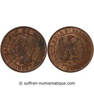 NAPOLEON III - 2 CENTIMES 1853 K BORDEAUX