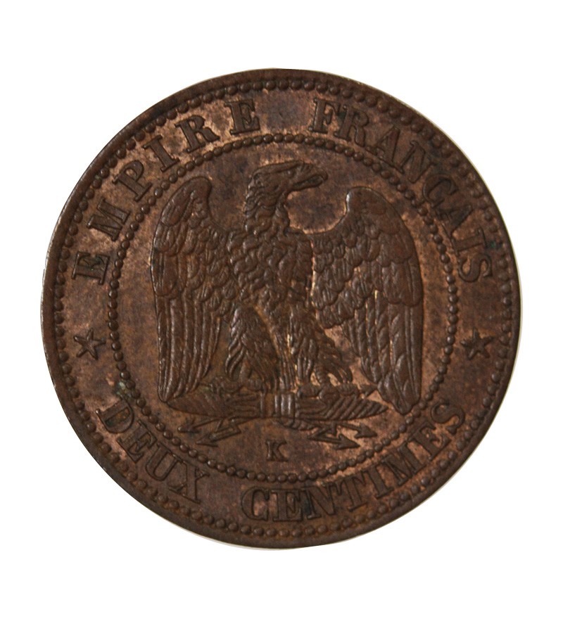 NAPOLEON III - 2 CENTIMES 1854 K BORDEAUX