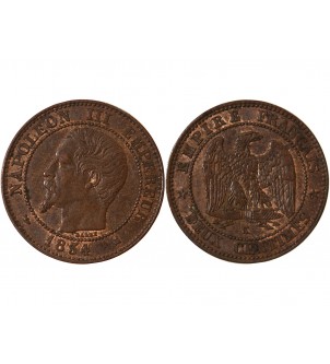 NAPOLEON III - 2 CENTIMES 1854 K BORDEAUX 2