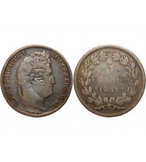 Louis-Philippe Ier 5 francs Argent 1831 H La Rochelle 2