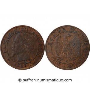 NAPOLEON III - 2 CENTIMES 1857 K BORDEAUX