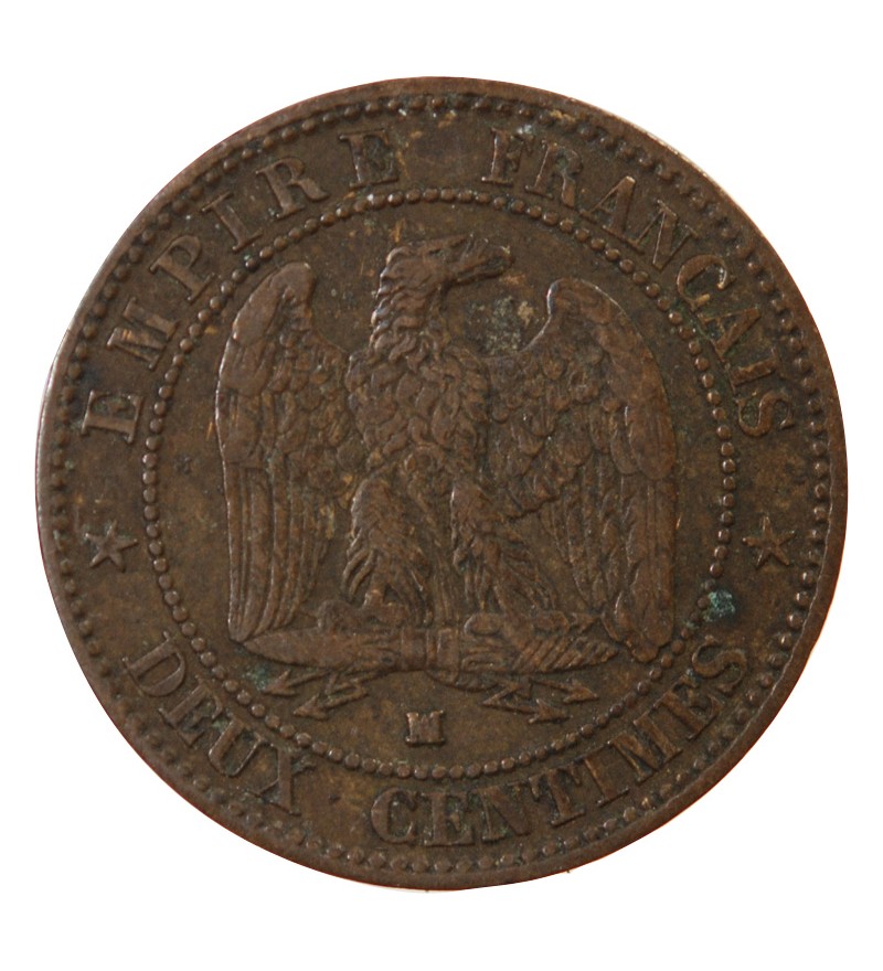 NAPOLEON III - 2 CENTIMES 1857 MA MARSEILLE