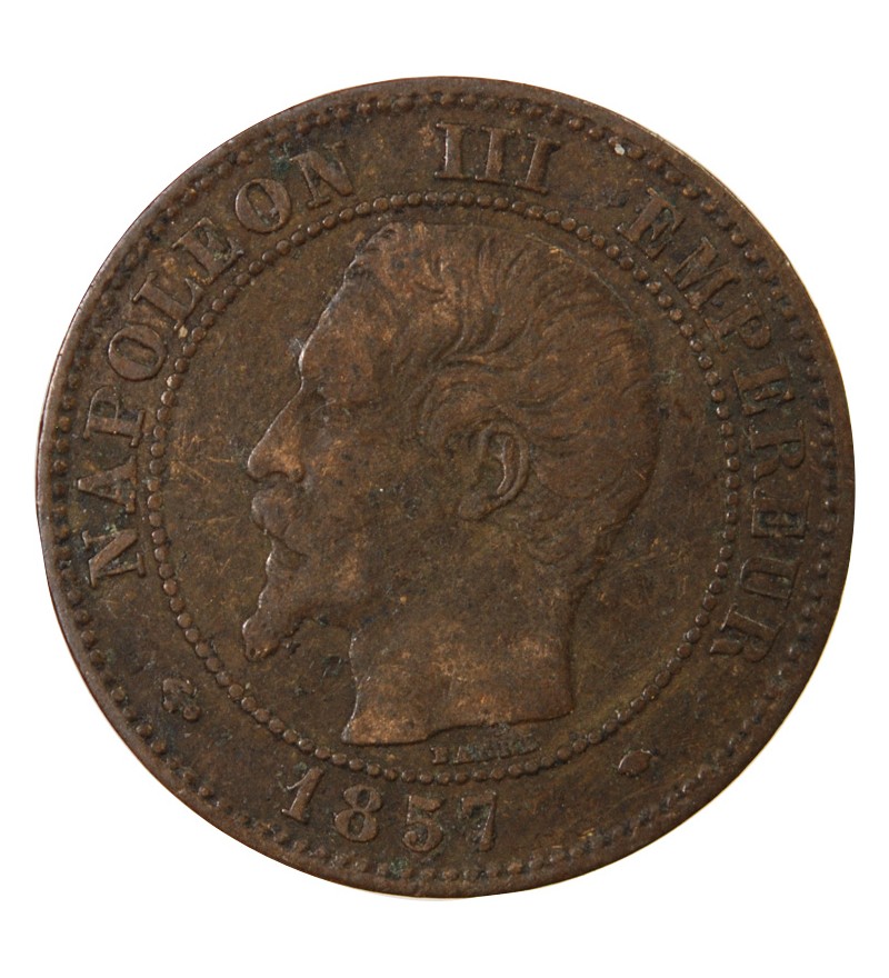 NAPOLEON III - 2 CENTIMES 1857 MA MARSEILLE
