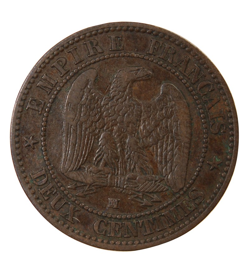 NAPOLEON III - 2 CENTIMES 1853 MA MARSEILLE