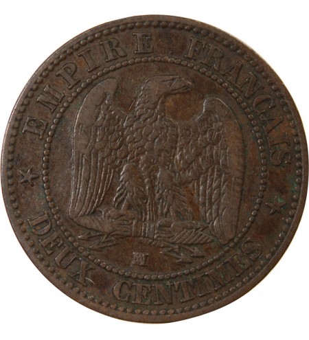 NAPOLEON III - 2 CENTIMES 1853 MA MARSEILLE