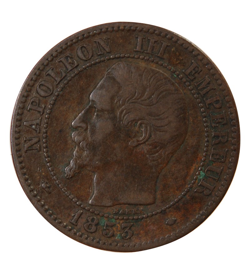 NAPOLEON III - 2 CENTIMES 1853 MA MARSEILLE