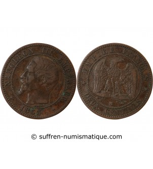 NAPOLEON III - 2 CENTIMES 1853 MA MARSEILLE