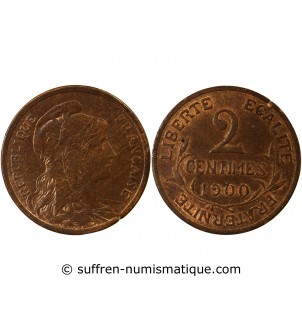 DUPUIS - 2 CENTIMES 1900