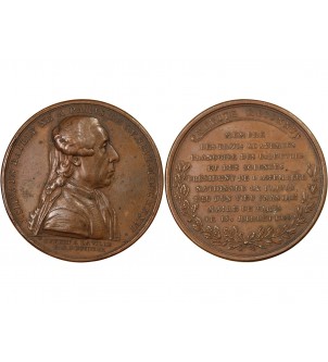 MAIRE DE PARIS, BAILLY - MEDAILLE BRONZE 1789 - DUVIVIER 2