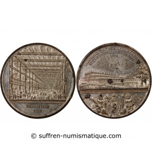 GRANDE-BRETAGNE, VICTORIA - MÉDAILLE ETAIN 1851 - CRYSTAL PALACE