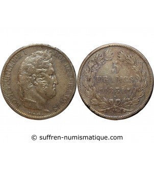 Louis-Philippe Ier 5 francs Argent 1831 MA Marseille