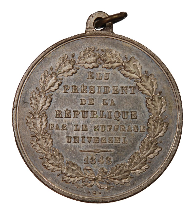 LOUIS-NAPOLÉON BONAPARTE, SUFFRAGE UNIVERSEL - MÉDAILLE 1848