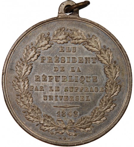 LOUIS-NAPOLÉON BONAPARTE, SUFFRAGE UNIVERSEL - MÉDAILLE 1848