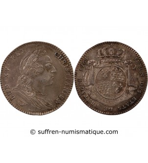 ETATS DE BRETAGNE, LOUIS XV – JETON ARGENT 1764 RENNES Daniel 115