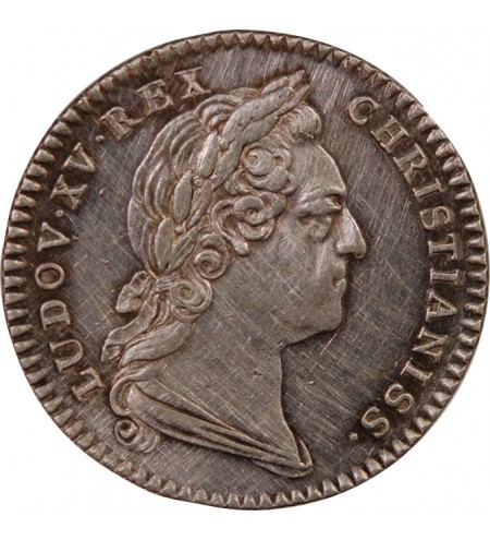 ETATS DE BRETAGNE, LOUIS XV – JETON ARGENT 1770 RENNES Daniel 120