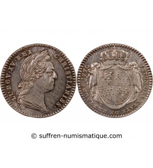 ETATS DE BRETAGNE, LOUIS XV – JETON ARGENT 1770 RENNES Daniel 120