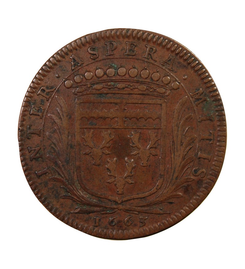 MAIRE DE NANTES, LOUIS MACÉ, SIEUR DE LA ROCHE – JETON 1663