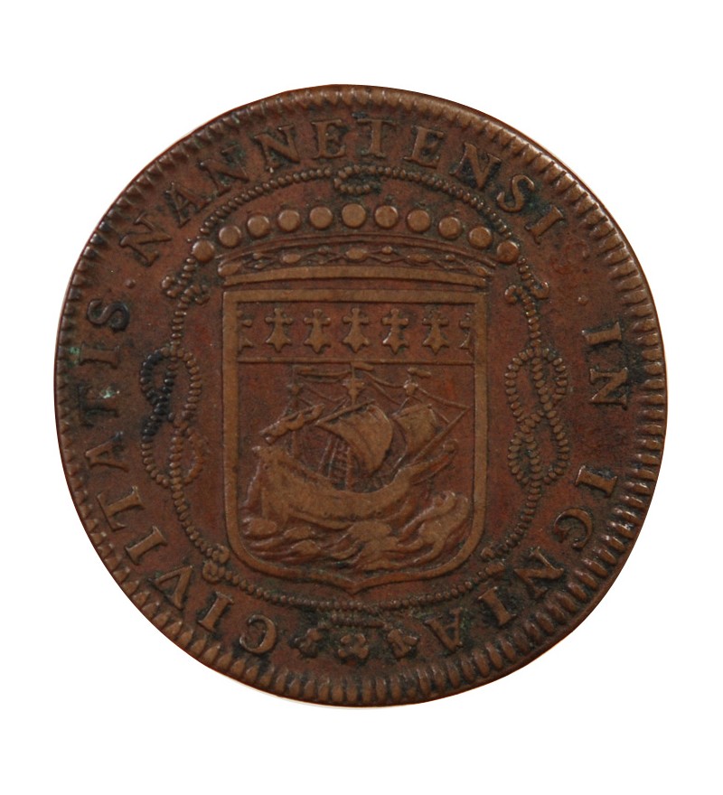 MAIRE DE NANTES, LOUIS MACÉ, SIEUR DE LA ROCHE – JETON 1663