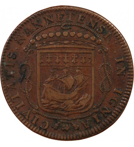 MAIRE DE NANTES, LOUIS MACÉ, SIEUR DE LA ROCHE – JETON 1663