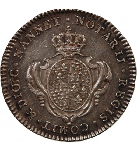 NOTAIRES D'ANGERS - JETON ARGENT﻿ 1830