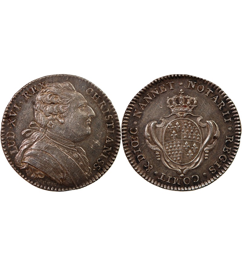 NOTAIRES D'ANGERS - JETON ARGENT﻿ 1830