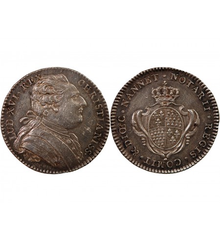 NOTAIRES D'ANGERS - JETON ARGENT﻿ 1830