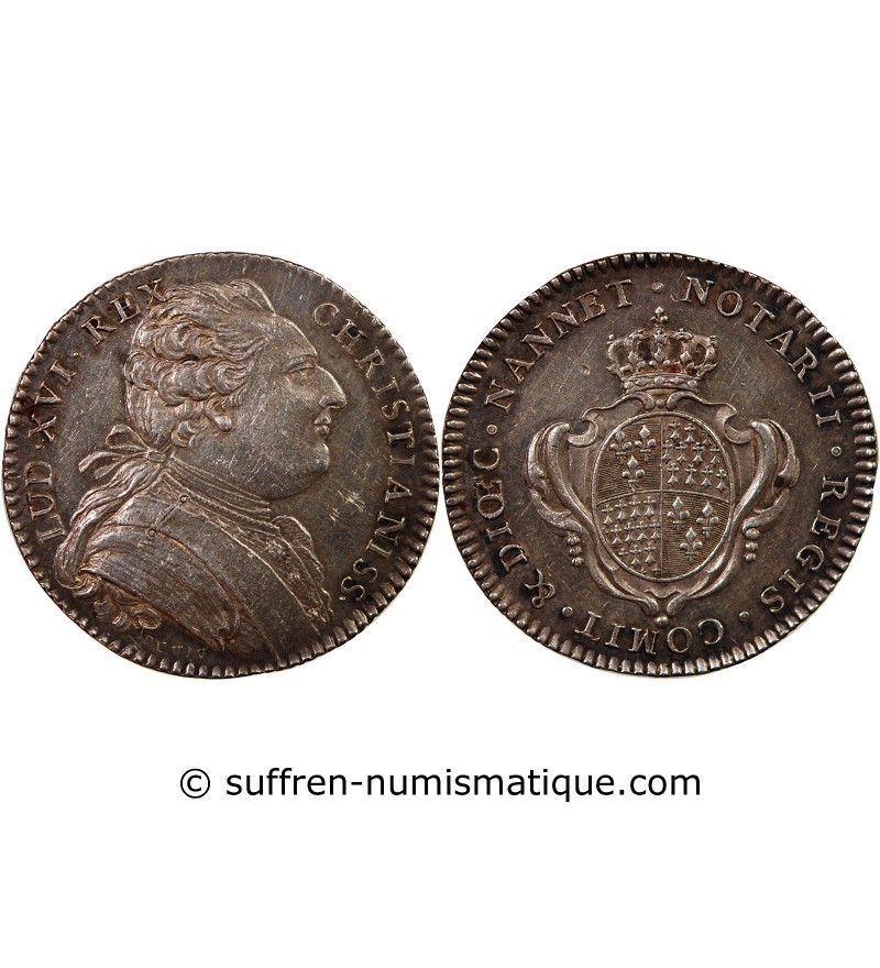 NOTAIRES D'ANGERS - JETON ARGENT﻿ 1830