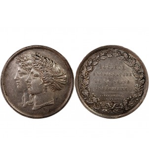 SOCIÉTÉ D'AGRICULTURE DE LA SEINE INFÉRIEURE – JETON ARGENT 1819 2