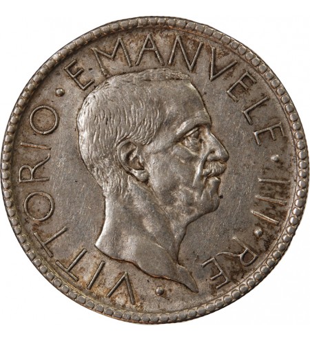 ITALIE, VICTOR EMMANUEL II - 20 LIRE ARGENT 1927 R ROME