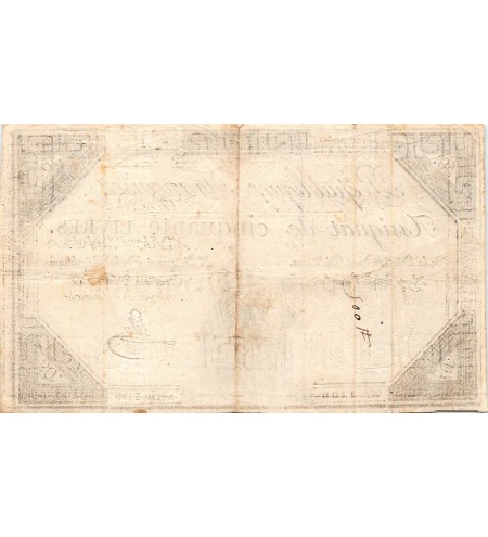 RÉVOLUTION FRANCAISE, ASSIGNAT - 50 LIVRES - LOI DU 14/12/1792