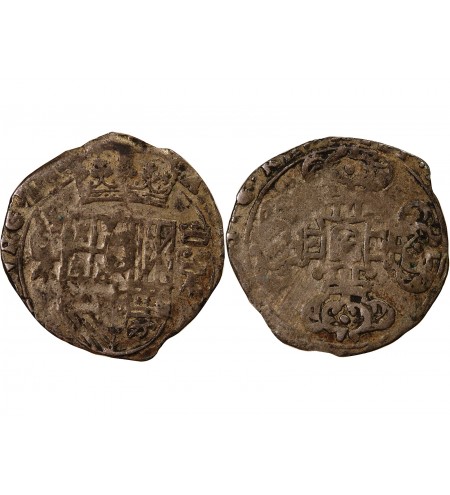 COMTÉ DE BOURGOGNE, PHILIPPE IV – 3 PATARDS ARGENT 162?