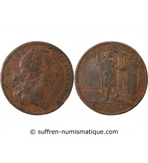 EXTRAORDINAIRE DES GUERRES, LOUIS XV - JETON CUIVRE 1749