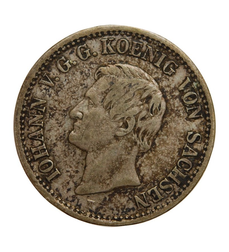Allemagne Allemagne Sachsen - 1/3 Thaler Iohann V 1858 F