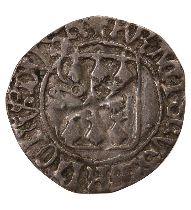 DUCHÉ DE BRETAGNE, FRANÇOIS II - BLANC A LA TARGE RENNES