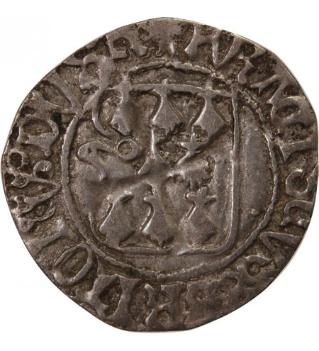 DUCHÉ DE BRETAGNE, FRANÇOIS II - BLANC A LA TARGE RENNES