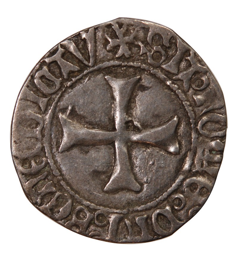 DUCHÉ DE BRETAGNE, FRANÇOIS II - BLANC A LA TARGE RENNES