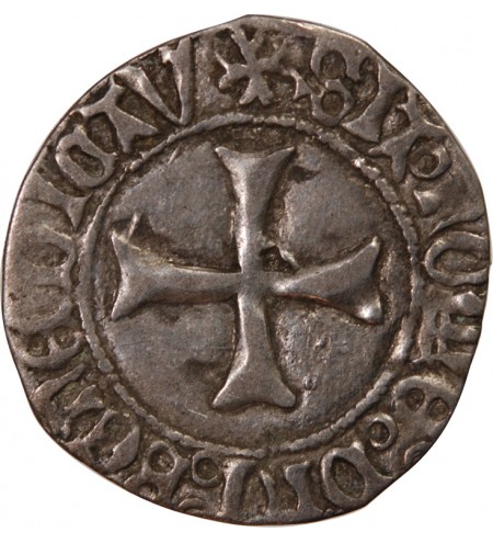 DUCHÉ DE BRETAGNE, FRANÇOIS II - BLANC A LA TARGE RENNES